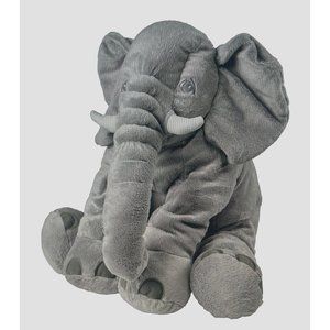 Ikea Plush Elephant Large Jumbo Gray Soft Stuffed Animal 24”  Plush